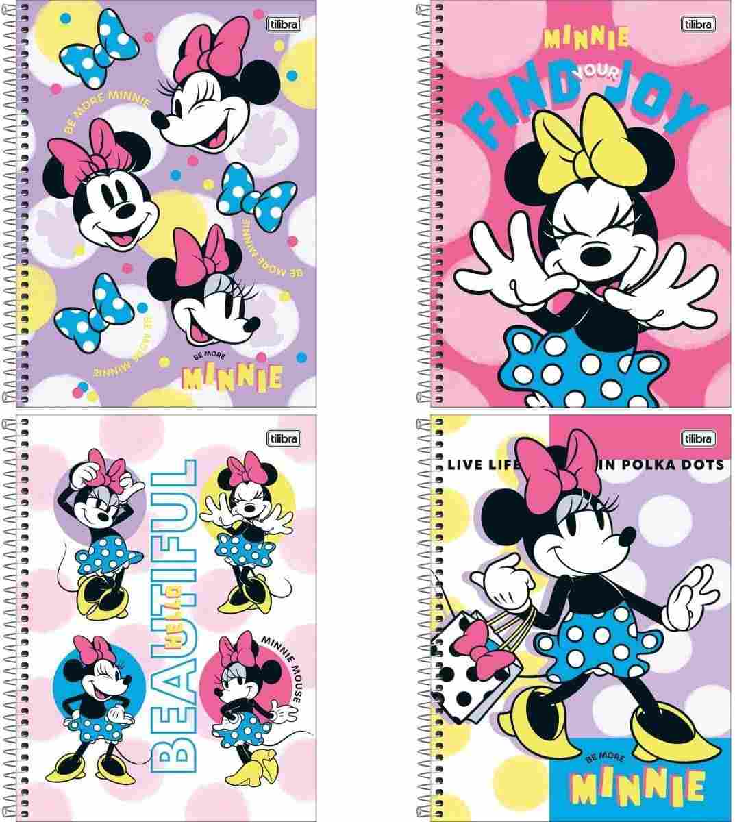 CADERNO 10X1 MINIE FIT